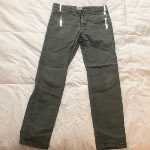 H&M Olive Green Chinos